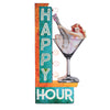 Happy Hour Vintage LED Off the Wall Marquee Sign (25" x 13")
